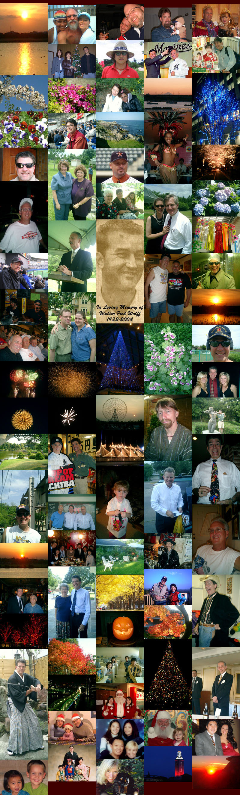 Gary Wolff's 2004 photo collage