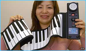 portable roll-up piano